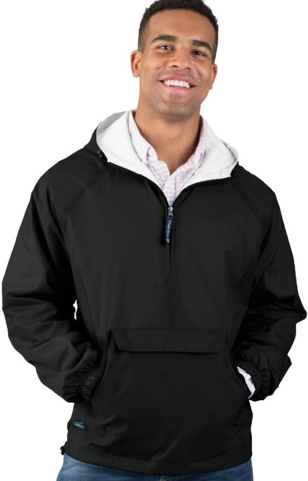 Charles River Wind & Water-resistant Pullover Rain Jacket (Reg/Ext Sizes) - Image 3